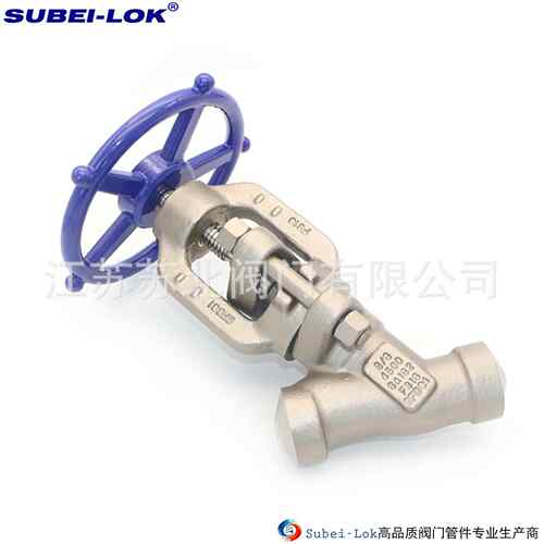 厂家供应分体焊接式Y型工艺截止阀（不带推力轴承）