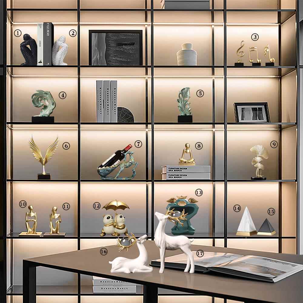 现代轻奢高档酒柜艺装件饰品摆JDO居客厅家玄关柜电视柜办公室工