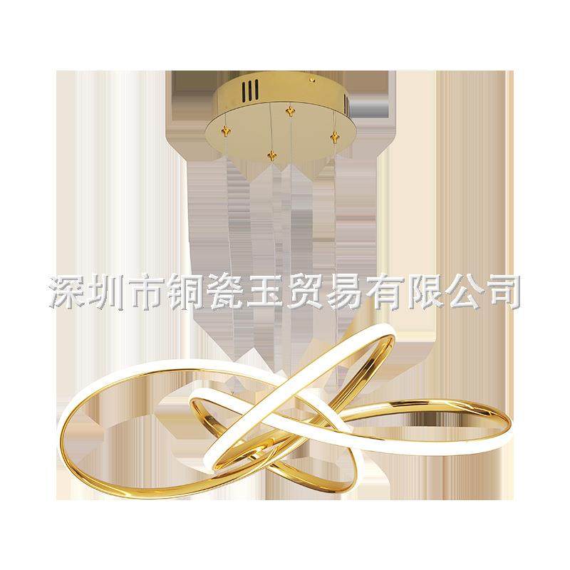 轻奢餐桌餐厅吊灯后现代简约客厅灯北欧创意个性花形艺术高档灯具