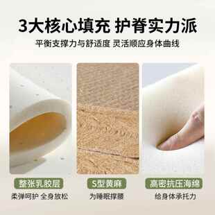 乳胶睡床垫118软垫卧家用宿室舍单学生人记忆棉海绵垫褥子租房垫