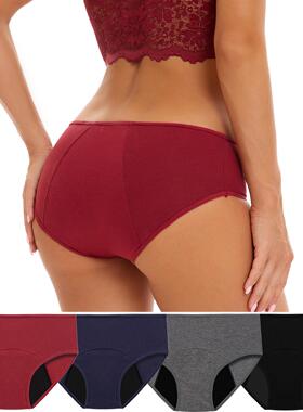 Menstrual Panties for Women Leak Proof Briefs Cotton Lingeri