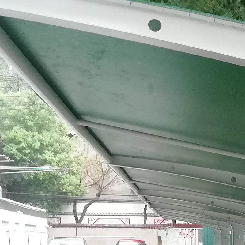 新款直销7字自行车膜结构车棚PVC膜布停车棚户外遮阳棚 膜结构汽