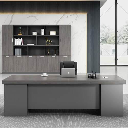 办公桌老板桌简约现代办公家具总裁经理办公室桌椅组合单人大班桌