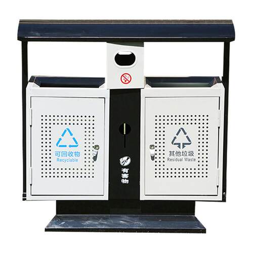 公园室外不锈钢垃圾桶果皮箱分类垃圾桶环卫垃圾箱来样加工定制