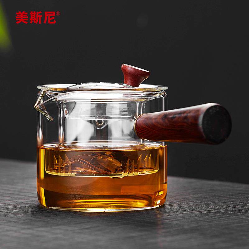 红茶水分离泡茶杯办公室高硼硅耐热玻璃网红男士专用带滤网的水杯