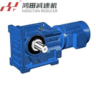 4P减速机K系列螺旋锥齿轮减速电机 1.5KW 鸿田K67