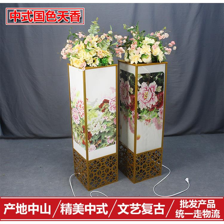 新款中式婚庆道具路引中国风路引国色天香路引婚礼路引灯道具摆件