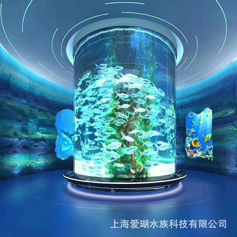 鱼缸海洋力超大型 工程设计水族箱建设 亚克展馆海洋馆海洋制造