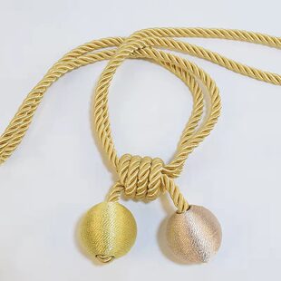 窗帘绑带一对装捆绑带轻奢高档磁吸扣环扎束带绳子法式装饰挂件