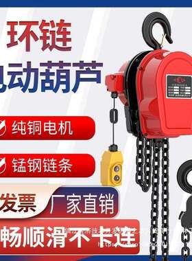 环链电动葫芦380v1吨2吨3吨5t10t吊葫芦倒链吊机家用提升机220v