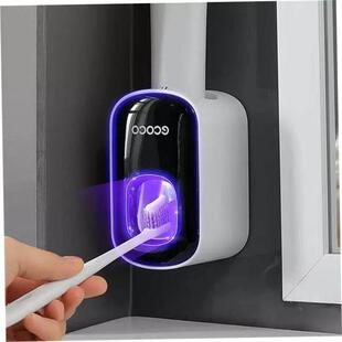 Wall Mount Automatic Toothpaste Dispenser Bathroom Holder