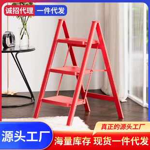 乔迁之喜 肯泰家用折叠伸缩梯子加厚人字梯室内安全多功能楼梯