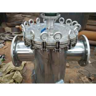 快开直通蓝式 过滤器 DN100 快开篮式 316吊环式