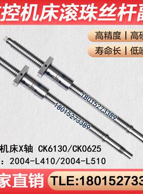 浙江瑞远数控车床机床滚珠丝杆丝杠CK0625 6130 6136 6140 6150