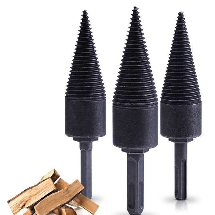 劈柴钻头 劈材神器 劈柴神器家用电钻电锤水钻劈柴机器钻头分裂锥