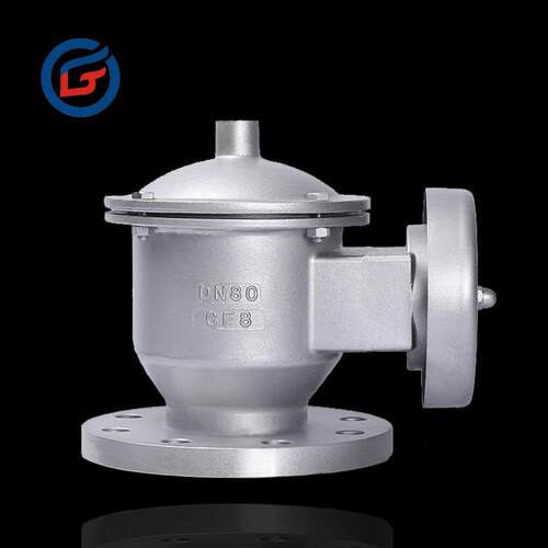 华光HXF带呼出接管阻火呼吸阀304碳钢衬氟储罐防爆呼吸阀DN50