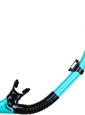 Dry Snorkel Tube Easy Breath Scuba Diving Splash Guard Top V