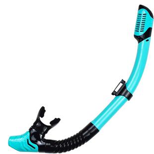 Dry Snorkel Tube Easy Breath Scuba Diving Splash Guard Top V