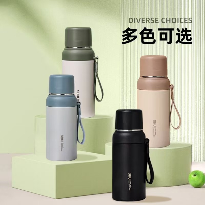 不锈钢保温杯大容量便携泡茶杯4便携户外运动水壶保温水壶