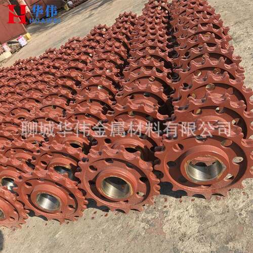 矿用刮板机出渣机双排齿轮链轮锅炉捞渣机链轮链条生产厂家