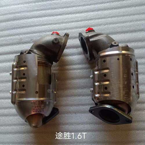 适用现代ix35悦动ix25伊兰特索纳塔途胜瑞纳名图新胜达三元催化器