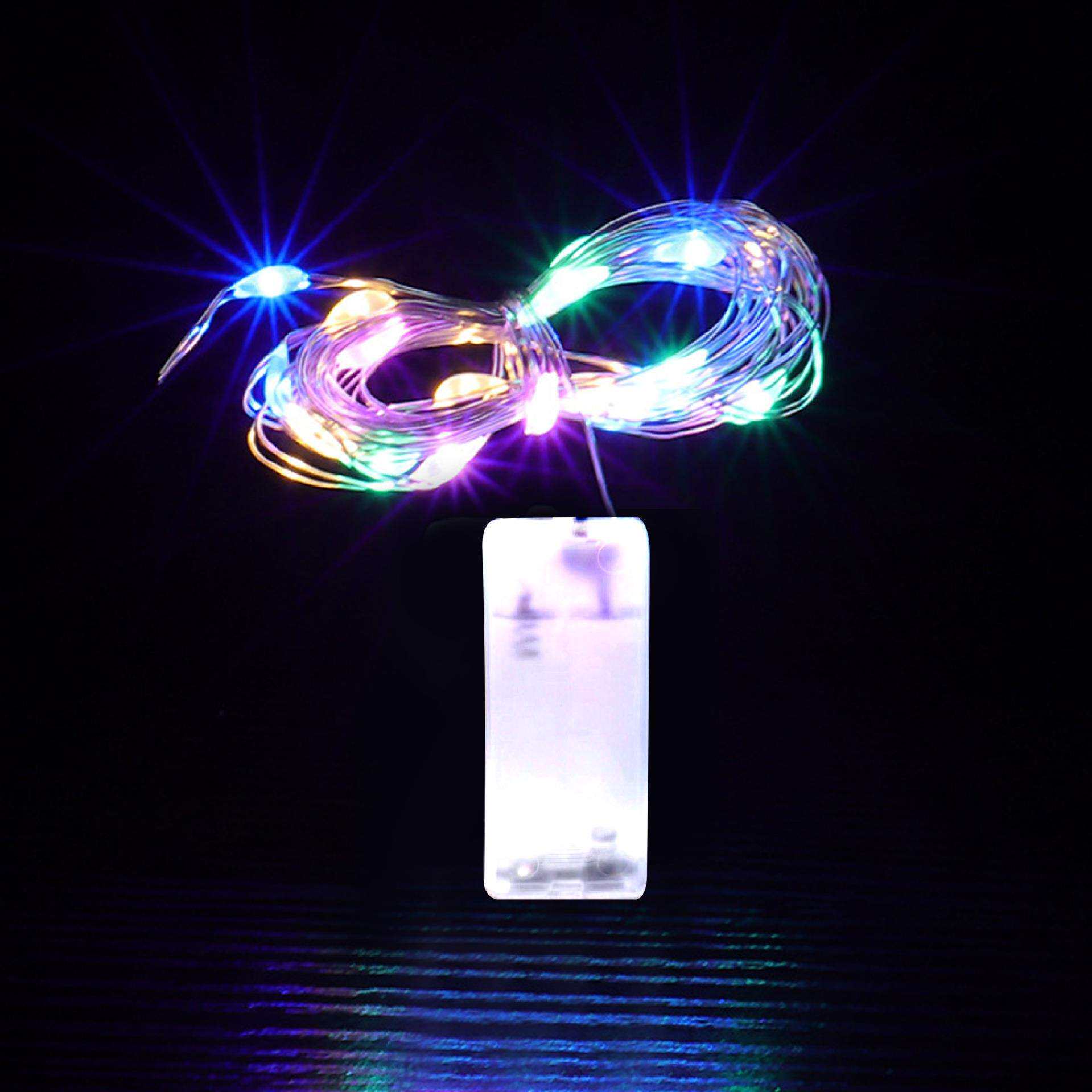 RGB5050三合一套装幻彩灯泡LED灯带铜线灯节日电脑桌背景氛围灯