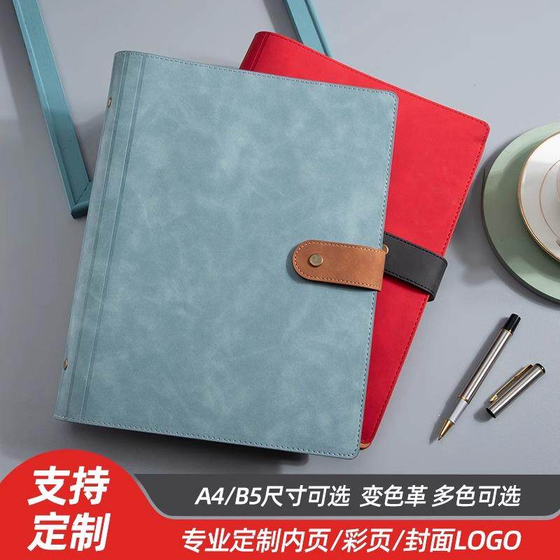 新款直销b5软皮康奈尔笔记本A4笔记本活页可拆卸网格活页替芯读书