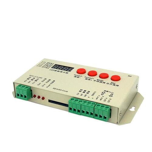 T1000S可编程控制器256SD卡WS1903 2811 2812灯条