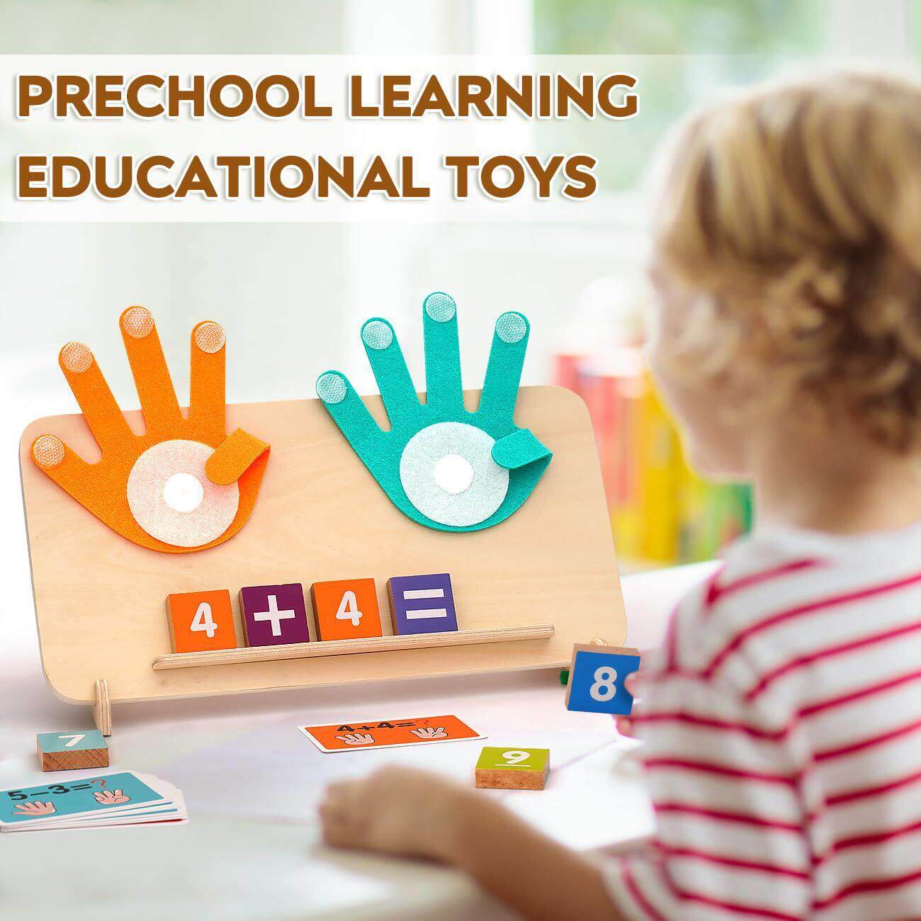 Educational Math manipulatives Number Counting Blocks Toys