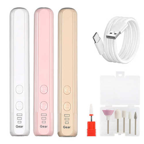 电动磨甲器美甲打磨机便携式美甲工具卸甲抛光去死皮源头工厂