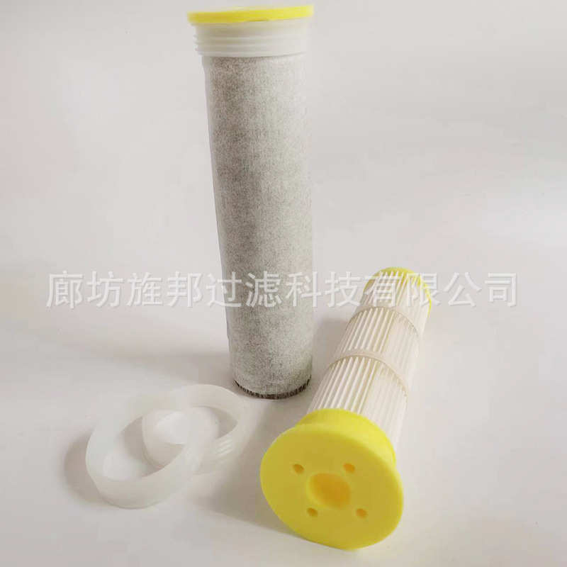 聚酯纤维除尘覆膜滤芯无尘投料站吸料机褶皱真空上料机布袋密封圈