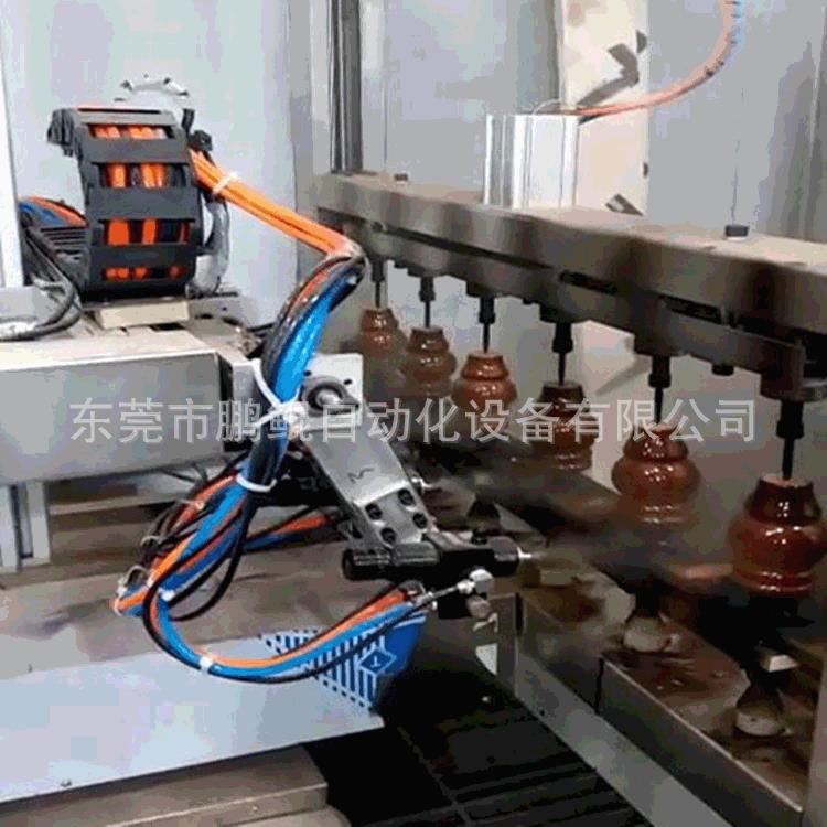 惠州沙发脚6枪顶压双盘多轴喷漆机沙发角1出6多功能喷涂设备厂家