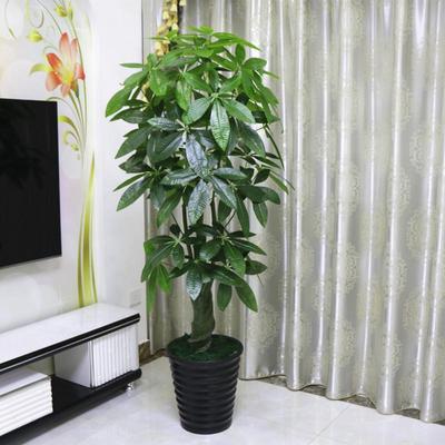 假树发财树仿真植物落地盆栽大型客厅盆景假花塑料花装饰仿真绿植