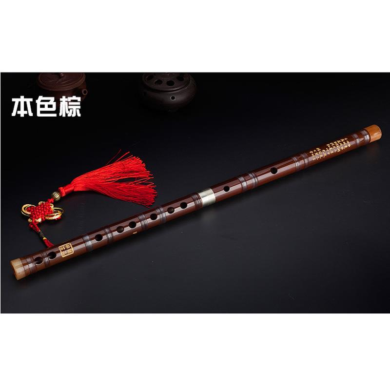 正品卡迈奇铜竹笛乐器成初学人学演奏CD调专业苦竹横笛白EFG调精
