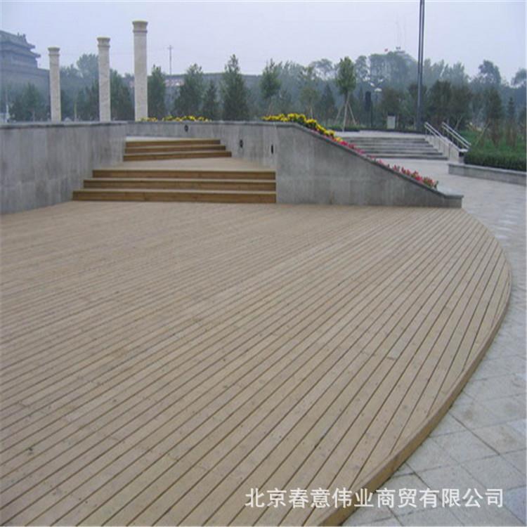 北京防腐木地板户外庭院露台公园木走廊昌平芬兰木菠萝格实木地板
