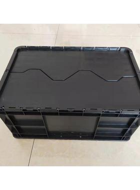 600周*400*电280子黑色电器转塑料箱周转箱可配盖PRV子长方形物流