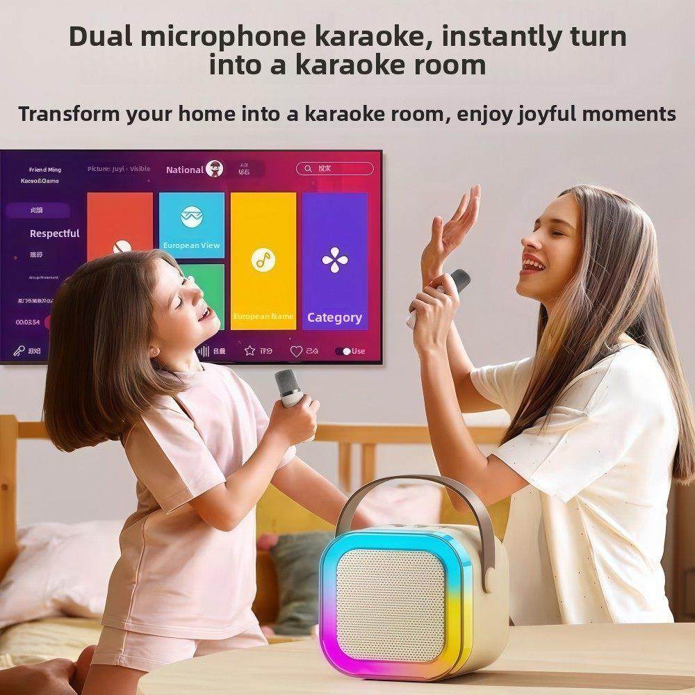 单双麦mini多功能K歌音响无线蓝牙音箱麦克风一体机唱歌话筒,影音电器,无线/蓝牙音箱,淘宝优惠券,粉丝福利购,淘宝优惠卷