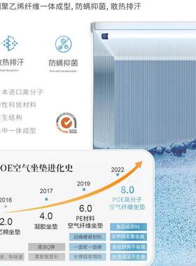 新款直销6D空气纤维坐垫凉席冰垫椅子垫办公室屁垫环保透气冰丝凳