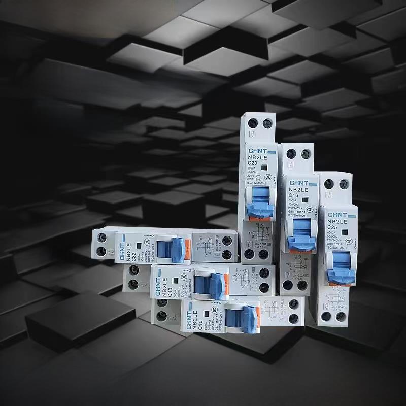 正泰Nb2Le空气开关家用1P漏电保护16A空气开关带漏电保护器32A单