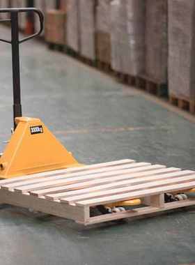 易存叉车手动液压搬运车托盘地牛装卸车2吨升级版DF2T680*1200