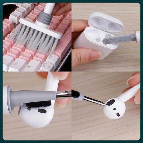 Keyboard Earphone Cleaning Brush 5 In 1 Computer