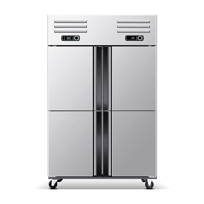 商用冰箱四门冷柜六门冰柜不锈钢铜管大容量立式冷藏冷冻双温冰柜