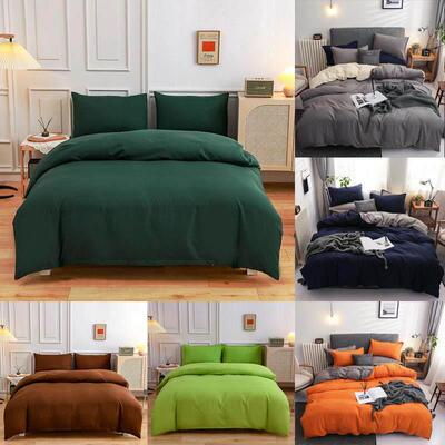 Cotton Bed sheets set duvet quilt cover pillow cases 四件套