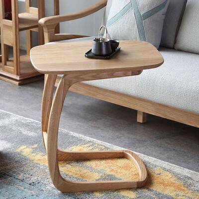 zym20200K8客角厅实小茶几沙发边几几胡桃木床木移边桌白蜡木阳台