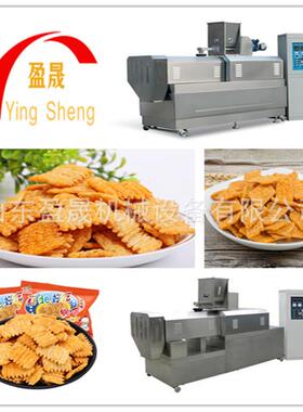 油炸食品膨化机大型小麻花生产线休闲食品生产线全自动膨化机