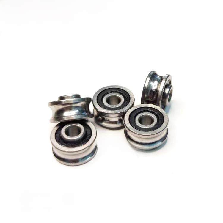 双排激光绣花机槽带槽v形轴承u形导向轮滚轮Sg15 10 20 25 66