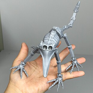 变异张嘴梦魇猫3d打印手办模型关节可动波比5瞌睡猫断腿橙狗摆件