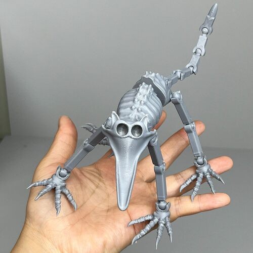 变异张嘴梦魇猫3d打印手办模型关节可动波比5瞌睡猫断腿橙狗摆件