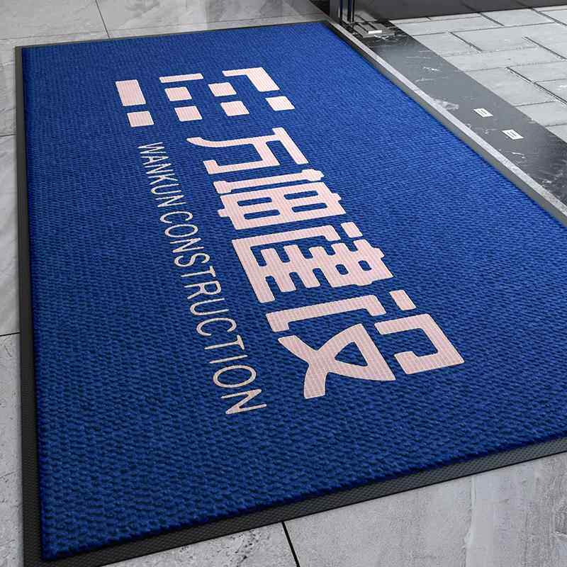 正品商场同款地定制olog公司门口店铺进门定做地垫毯酒店迎宾门高