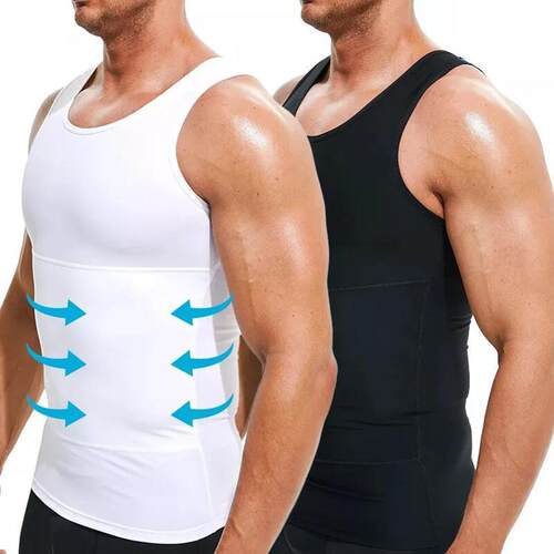 L 4436 Slimming Men's Vest 士收腹背心